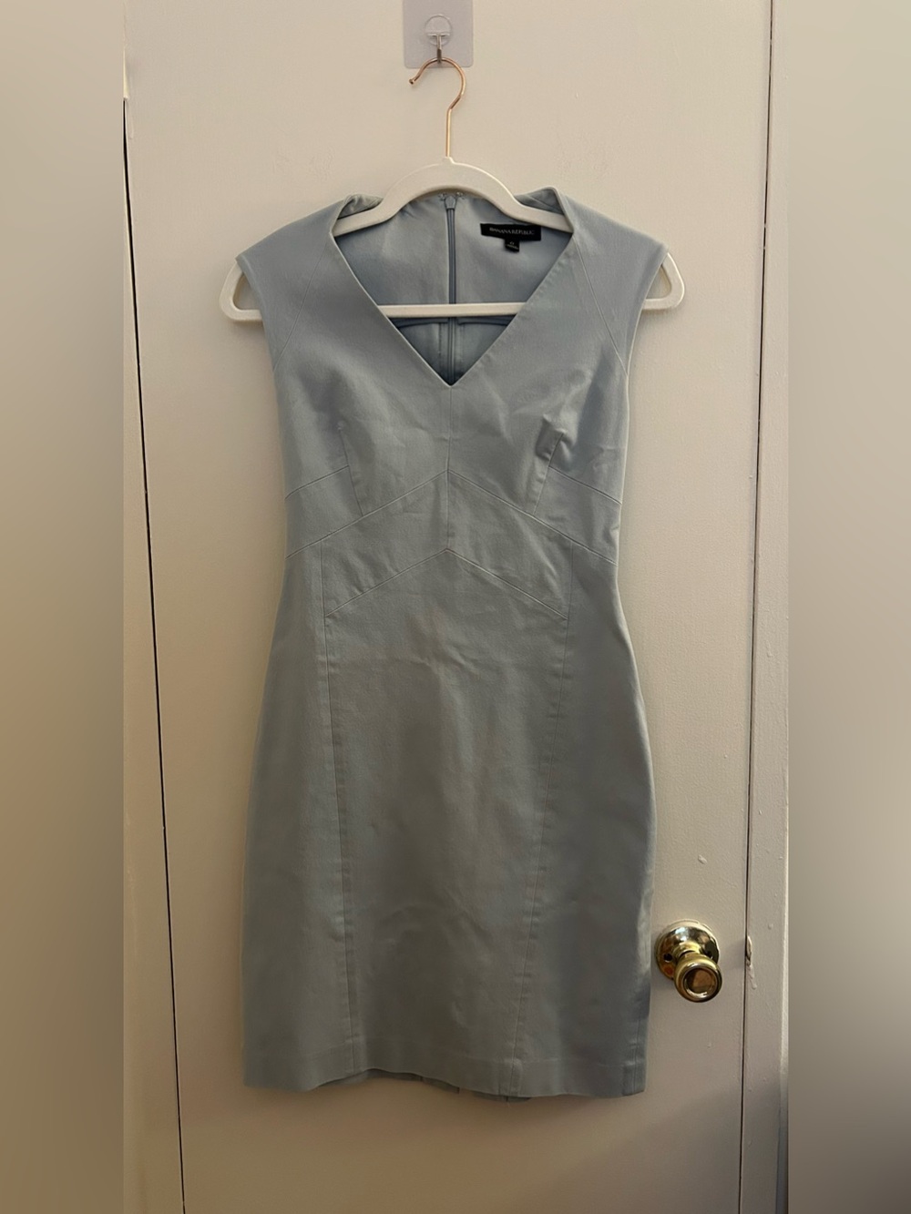 Banana Republic Bi-stretch V-neck Sheath Dress